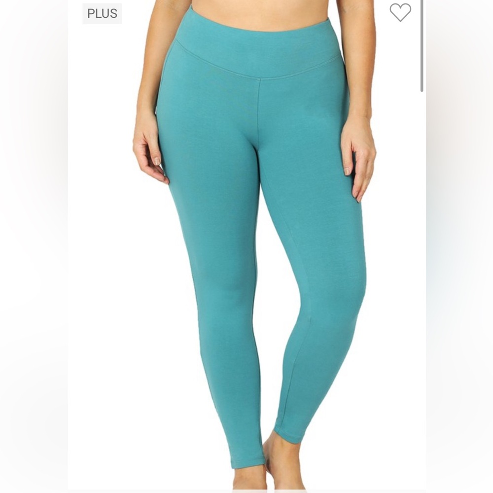 NWT! Plus Dusty Teal Butter Soft High Rise Leggings